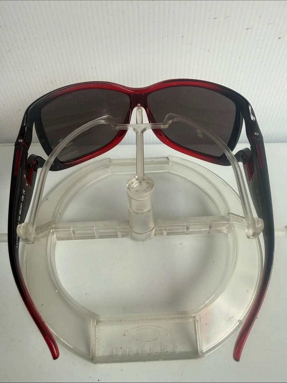 NEW ARMANI EXCHANGE AX100/S Red Black Ombré Sunglasses NEW WITHOUT TAGS